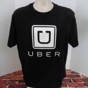 UBER Driver New Black T Shirt Tee Mens Medium M